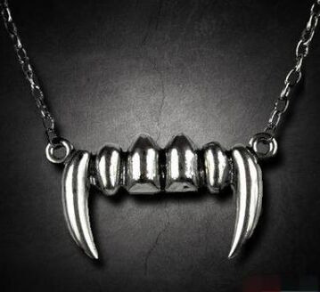 Vampire Fangs Necklace - Candy's Costume Shop