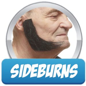 Sideburns Facial Hair