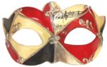Fresco Mask Red & Silver