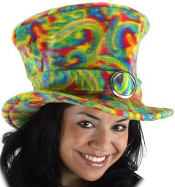Psychedelic Madhatter Hat Candy's Costume Shop
