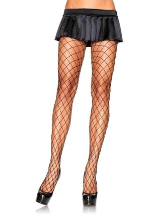 Tights Diamond Net Black