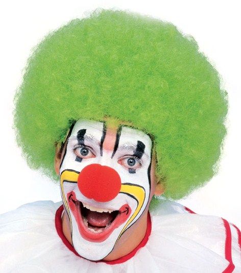 Clown Wig Green Candy s Costume Shop