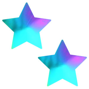 Chrome Star Nipple Pasties.