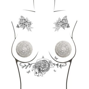 Rhinestone Circle Nipple Pasties.