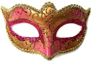 Stylish Mask Pink/Gold