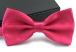 Satin Bow Tie Pink
