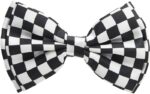 Satin Bow Tie Checkered