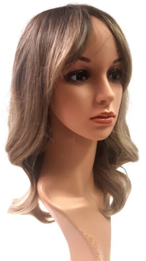 Luxury Wig: Hanna Brown Frosted