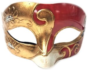 Musical Mask Gold/Red