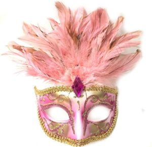Feathertop Fluff Mask Pink