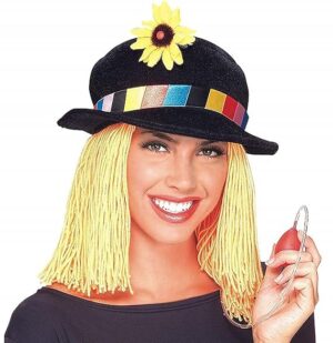 Clown Hat with Hair