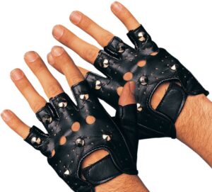 Studded Gloves Black