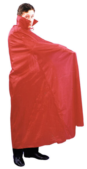 Red Cape with Collar. Adult