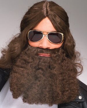 Curly Brown Beard