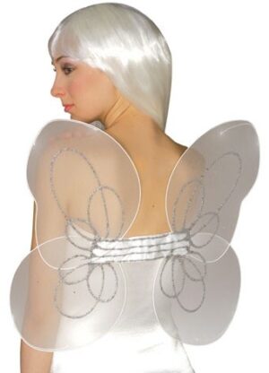Wings White Chiffon Angel
