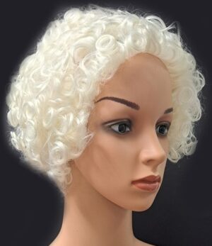 Granny Perm Wig White